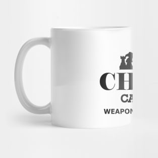 Chess captain weapons of choice Mug